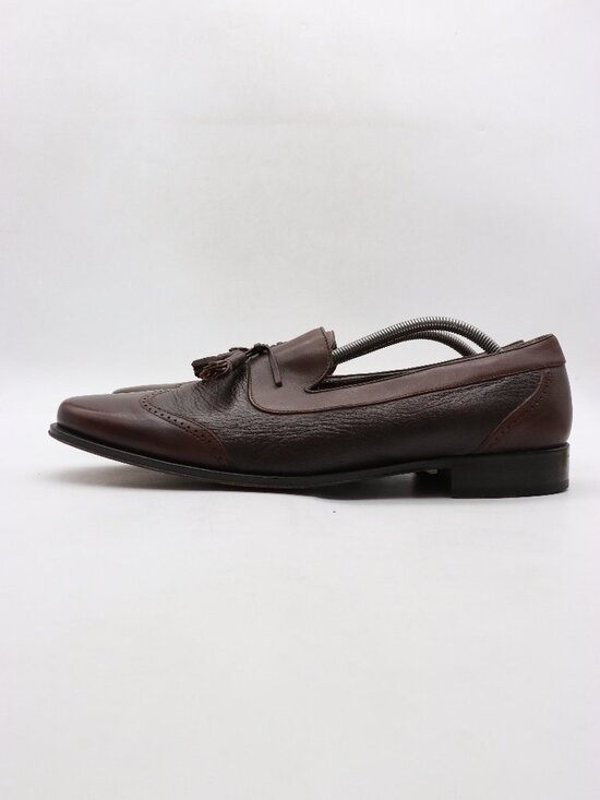 Mezlan Nicholas Tassel Loafers Men\'s 13 M Brown Leather Slip On Classic Shoes main image 7
